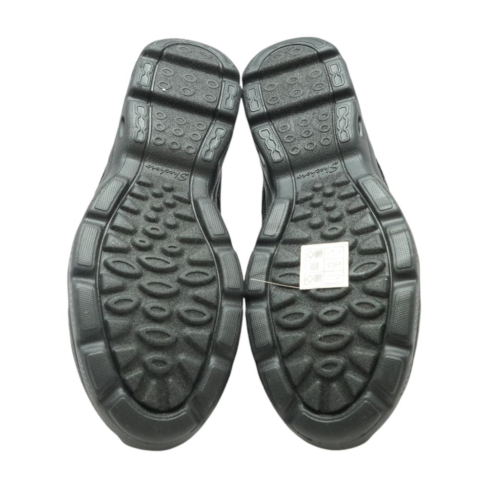 Glide Step Black Low Top Athletic Shoes